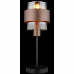 Luminaires Globo Lighting Milley Lampe à poser Noir, 1 lumière