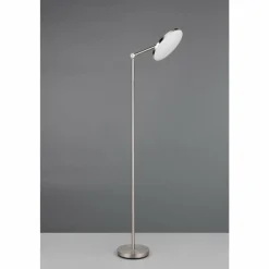 Luminaires Reality Mondello Lampadaire LED Nickel mat, 1 lumière* Lampadaires Et Lampes Sur Pied