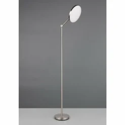 Luminaires Reality Mondello Lampadaire LED Nickel mat, 1 lumière* Lampadaires Et Lampes Sur Pied