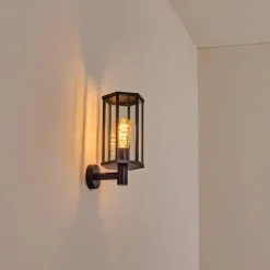 hofstein Monfanim Lampe murale d´extérieur Noir, 1 lumière