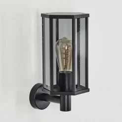 hofstein Monfanim Lampe murale d´extérieur Noir, 1 lumière