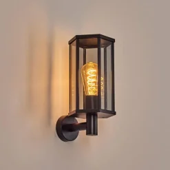 hofstein Monfanim Lampe murale d´extérieur Noir, 1 lumière