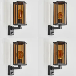 hofstein Monfanim Lampe murale d´extérieur Noir, 1 lumière