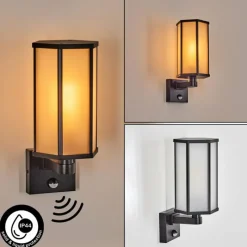 hofstein Monfanim Lampe murale d´extérieur Noir, 1 lumière