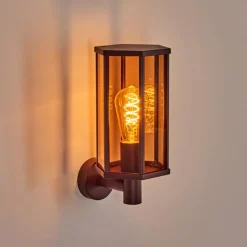 hofstein Monfanim Lampe murale d´extérieur Rouille, 1 lumière