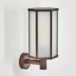 hofstein Monfanim Lampe murale d´extérieur Rouille, 1 lumière