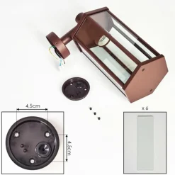 hofstein Monfanim Lampe murale d´extérieur Rouille, 1 lumière