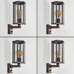 hofstein Monfanim Lampe murale d´extérieur Rouille, 1 lumière