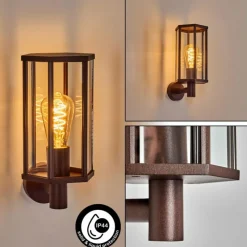 hofstein Monfanim Lampe murale d´extérieur Rouille, 1 lumière