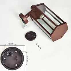 hofstein Monfanim Lampe murale d´extérieur Rouille, 1 lumière