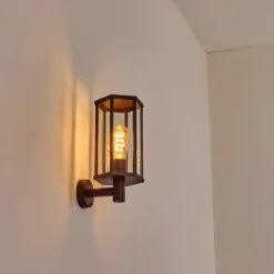 hofstein Monfanim Lampe murale d´extérieur Rouille, 1 lumière