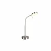 Luminaires Reality Moreno Lampe à poser LED Nickel mat, 1 lumière* Éclairage Led