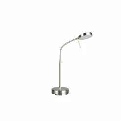 Luminaires Reality Moreno Lampe à poser LED Nickel mat, 1 lumière* Éclairage Led
