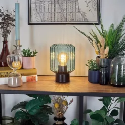 hofstein Moruja Lampe à poser Noir, 1 lumière