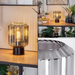 hofstein Moruja Lampe à poser Noir, 1 lumière