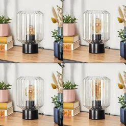 hofstein Moruja Lampe à poser Noir, 1 lumière