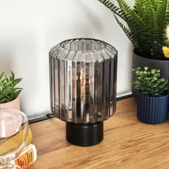 hofstein Moruja Lampe à poser Noir, 1 lumière