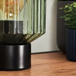 hofstein Moruja Lampe à poser Noir, 1 lumière