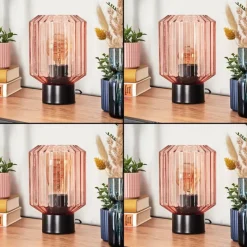 hofstein Moruja Lampe à poser Noir, 1 lumière