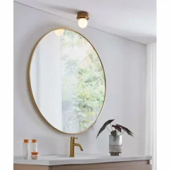 Luminaires Eglo MOSIANO Plafonnier LED Or, Laiton, 1 lumière