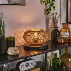 Luminaires Scandinaves-hofstein Mulstrand Lampe à poser Écru, 1 lumière