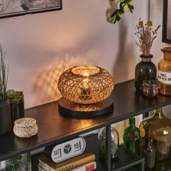 Luminaires Scandinaves-hofstein Mulstrand Lampe à poser Écru, 1 lumière