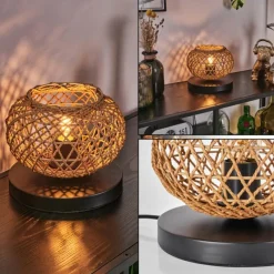 Luminaires Scandinaves-hofstein Mulstrand Lampe à poser Noir, 1 lumière