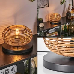 Luminaires Scandinaves-hofstein Mulstrand Lampe à poser Noir, 1 lumière