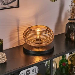 Luminaires Scandinaves-hofstein Mulstrand Lampe à poser Noir, 1 lumière