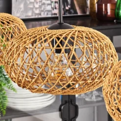 Luminaires Scandinaves-hofstein Mulstrand Suspension Noir, 3 lumières