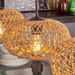 Luminaires Scandinaves-hofstein Mulstrand Suspension Noir, 3 lumières