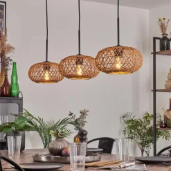 Luminaires Scandinaves-hofstein Mulstrand Suspension Noir, 3 lumières