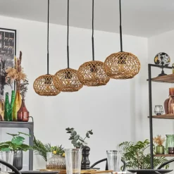 Luminaires Scandinaves-hofstein Mulstrand Suspension Noir, 4 lumières