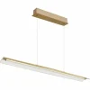 Luminaires Globo Lighting Muriella Suspension LED Laiton, 1 lumière