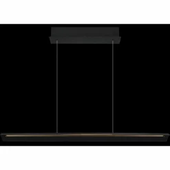 Suspension Verre Fumé-Luminaires Globo Lighting Muriella Suspension LED Noir, 1 lumière