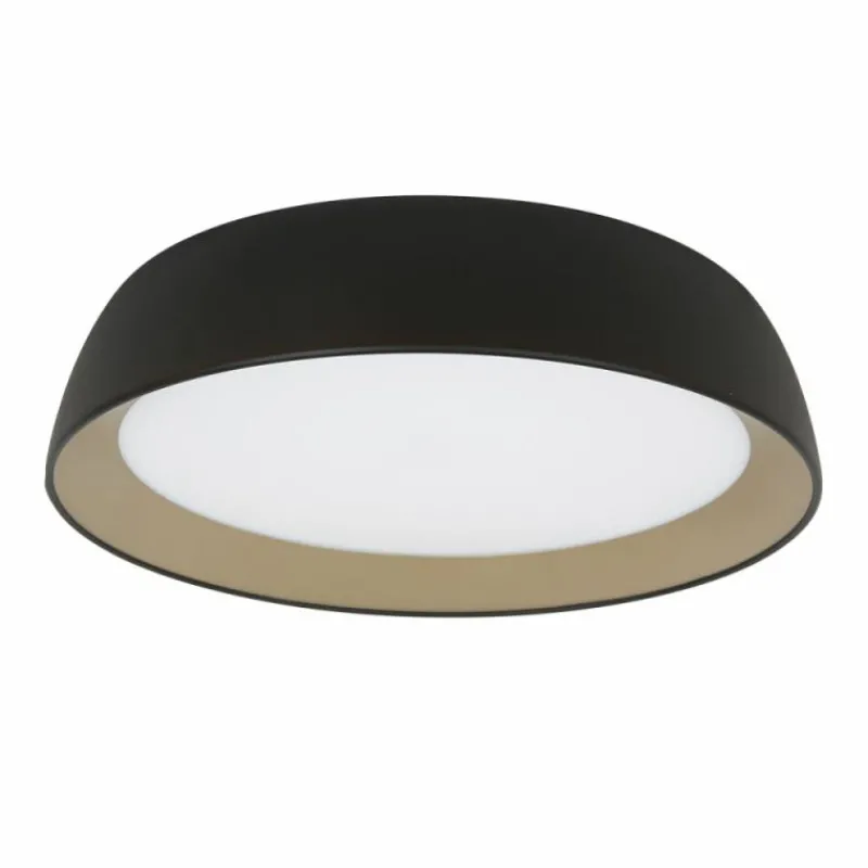 Lampes Dorées-Luminaires Steinhauer Mykty Plafonnier LED Or, Noir, 1 lumière