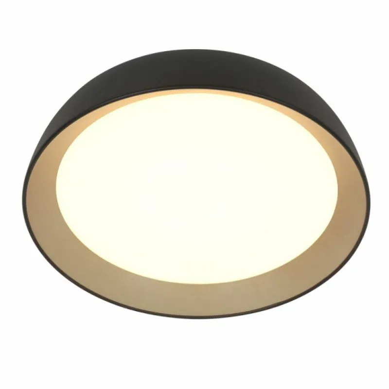 Lampes Dorées-Luminaires Steinhauer Mykty Plafonnier LED Or, Noir, 1 lumière