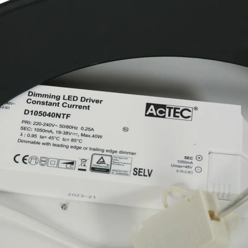 Lampes Dorées-Luminaires Steinhauer Mykty Plafonnier LED Or, Noir, 1 lumière