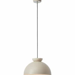 Luminaires Scandinaves-Luminaires Brilliant Nalam Suspension Beige, 1 lumière