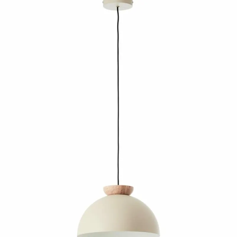 Luminaires Scandinaves-Luminaires Brilliant Nalam Suspension Beige, 1 lumière