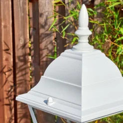 Luminaires Rustiques-hofstein Naofe Réverbère, Eclairage de chemin Blanc, 1 lumière