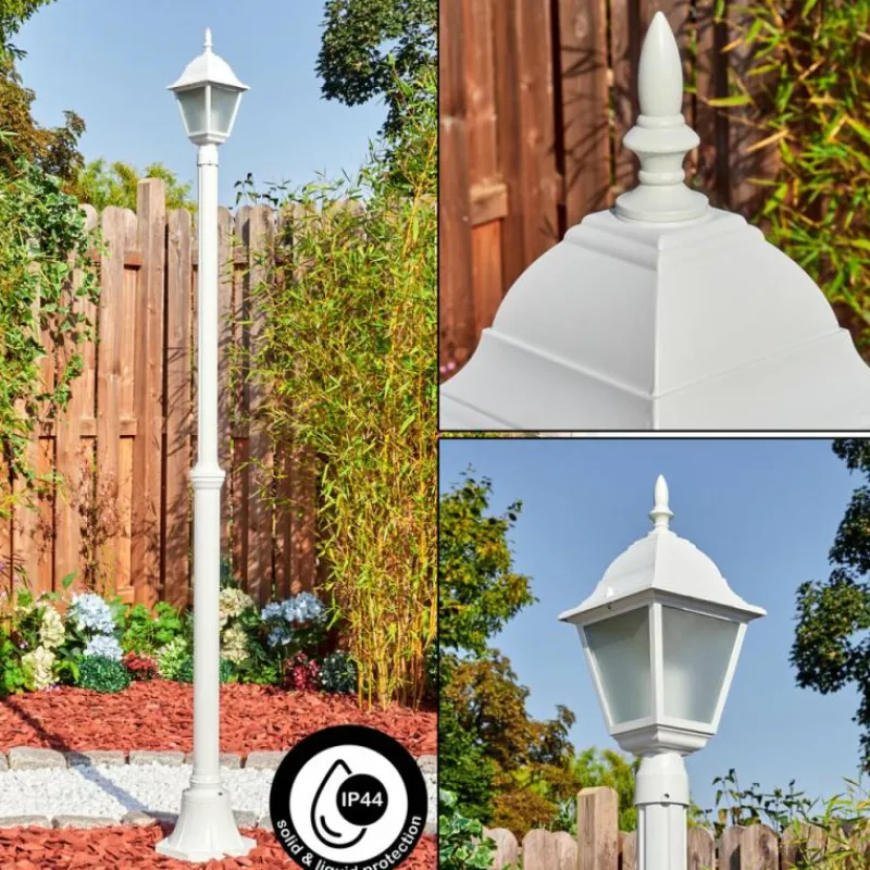 Luminaires Rustiques-hofstein Naofe Réverbère, Eclairage de chemin Blanc, 1 lumière