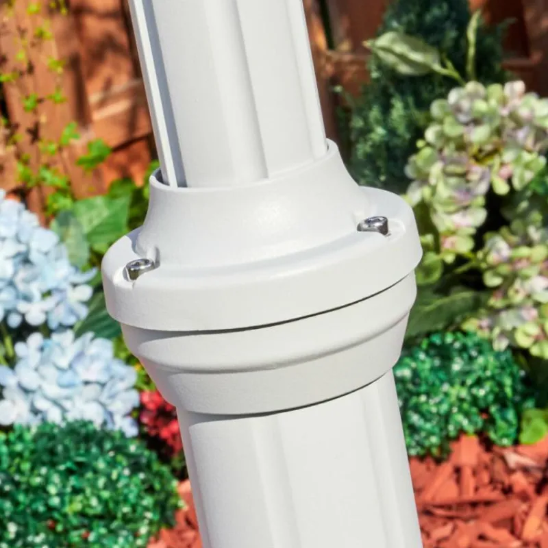 Luminaires Rustiques-hofstein Naofe Réverbère, Eclairage de chemin Blanc, 1 lumière