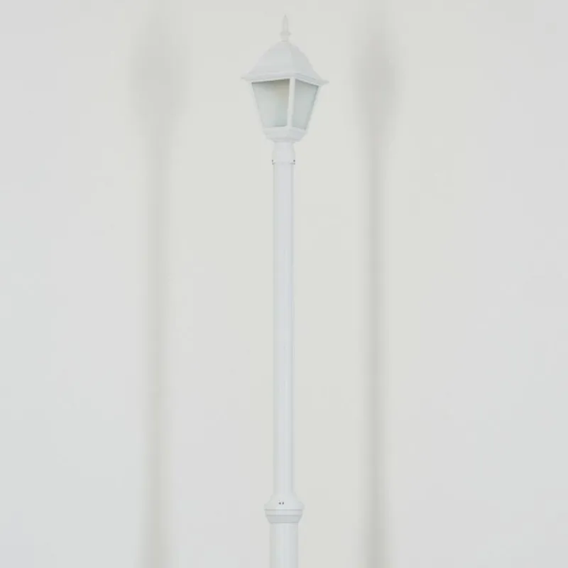 Luminaires Rustiques-hofstein Naofe Réverbère, Eclairage de chemin Blanc, 1 lumière