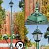 Luminaires Rustiques-hofstein Naofe Réverbère, Eclairage de chemin Vert, Noir, 1 lumière