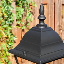 Luminaires Rustiques-hofstein Naofe Réverbère, Eclairage de chemin Noir, 1 lumière