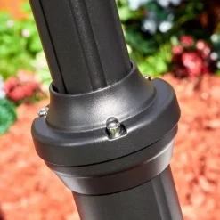 Luminaires Rustiques-hofstein Naofe Réverbère, Eclairage de chemin Noir, 1 lumière