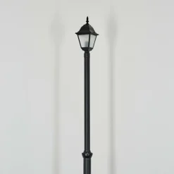 Luminaires Rustiques-hofstein Naofe Réverbère, Eclairage de chemin Noir, 1 lumière