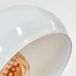 hofstein Nikkala Lampadaire Chrome, Blanc, 5 lumières