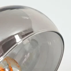 hofstein Nikkala Lampadaire Chrome, Blanc, 5 lumières